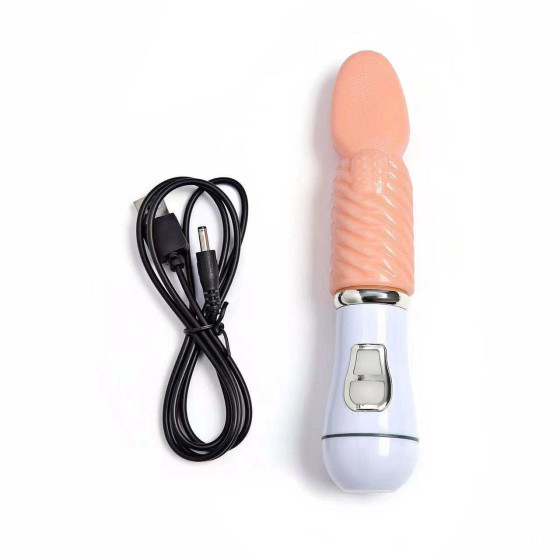 electric tongue USB charging pink mini tongue vibrator waterproof licking tongue vibrator female sex, female products