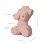 HT101 52*37*22cm 13.5kg Half-body sex doll sex toy masturbator adult toy
