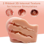 2.43LB Male Masturbator Realistic Sex Doll with Dual Holes