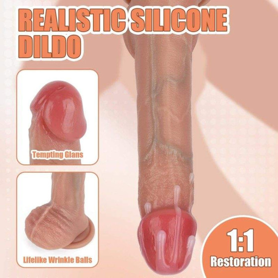 8.67in Giant penis high-end silicone simulation design