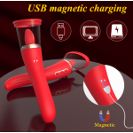 Women's breast massager, tongue licking, full breast stimulation, vaginal suction device, clitoral stimulation, sucking, licking of the vagina, teasing, vibration, egg-like stimulation, erotic pleasure